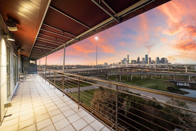 Experience stunning city views from the expansive