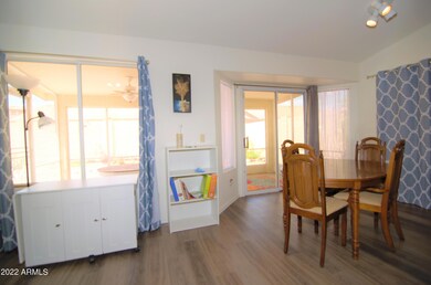 Dining Area off of Kitchen and Family Ro