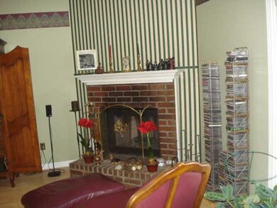Great room with corner fireplace