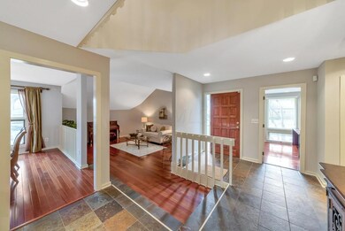Foyer open to Living and Dining Rooms