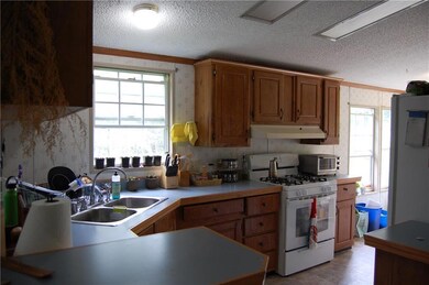 From the living & dining area...