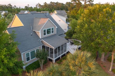 drone house in trees