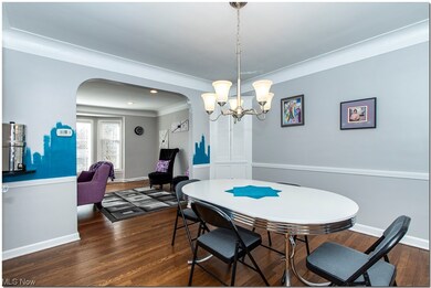 formal Dining Room has builty in cabinetry and tasteful decor
