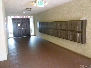 Mailboxes inside the main entrance