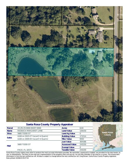 5685 Todd St, Milton, FL 32571