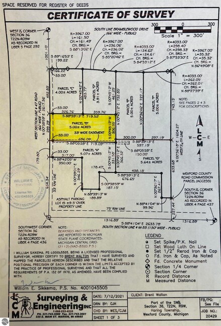Parcel 'G' 47 Rd Unit G, Cadillac, MI 49601