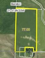 77.07 Acers Farm Land, Bandon Township, MN 55333