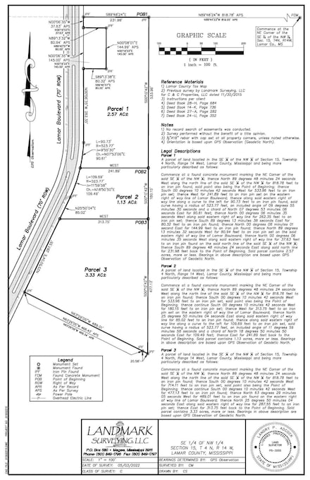3.33+/- AC Lamar Blvd, Hattiesburg, MS 39402