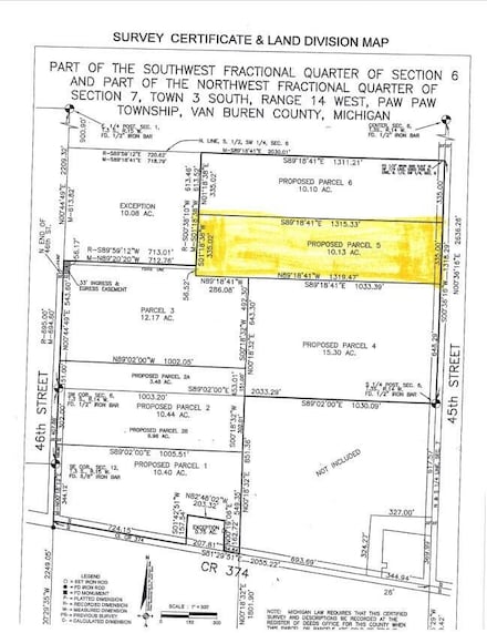 Parcel 5 45th St, Paw Paw Township, MI 49079