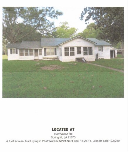 800 Walnut Rd, Springhill, LA 71075