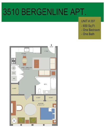 3510 Bergenline Ave Unit 207, Union City, NJ 07087