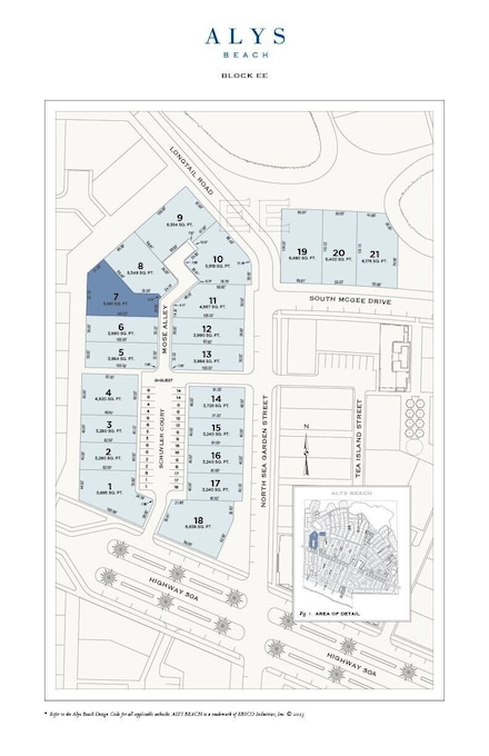 EE7 Mose Alley, Inlet Beach, FL 32413