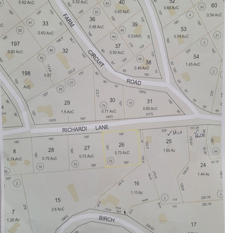 Map 231 Lot 26 Richardi Ln, Conway, NH 03860