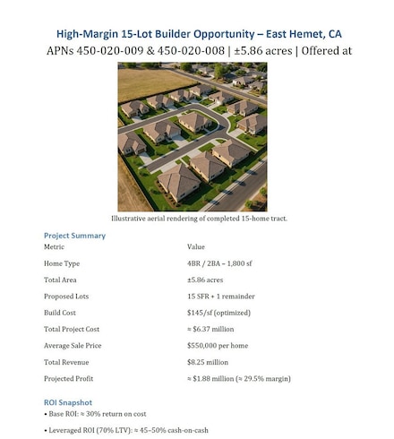 0 Stetson Ave Unit SR25240662, Hemet, CA 92544