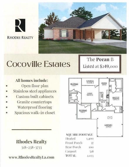 123 Bayou Creuax Dr, Mansura, LA 71350