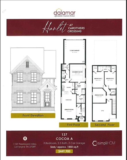 1107 Freeboard Alley, La Vergne, TN 37086