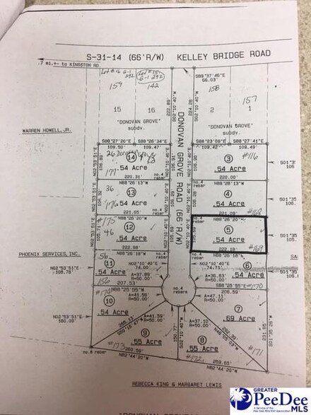 Lot 14 Donovan Grove Rd, Bishopville, SC 29010