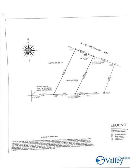 .84 acres A U S 431, Guntersville, AL 35976