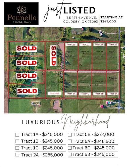 1162 Wild Flower (Tract 6a) Way, Goldsby, OK 73093