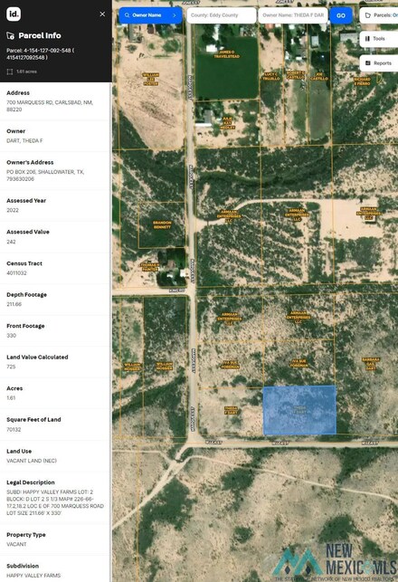 S of 616-2 S Marquess, Carlsbad, NM 88220