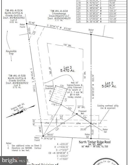 0 N Timber Ridge Rd Unit 6-A-54 LOT 3, Cross Junction, VA 22625