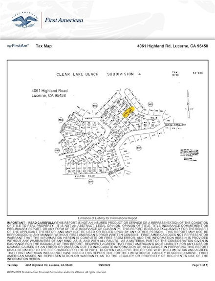 4061 Highland Rd, Lucerne, CA 95458