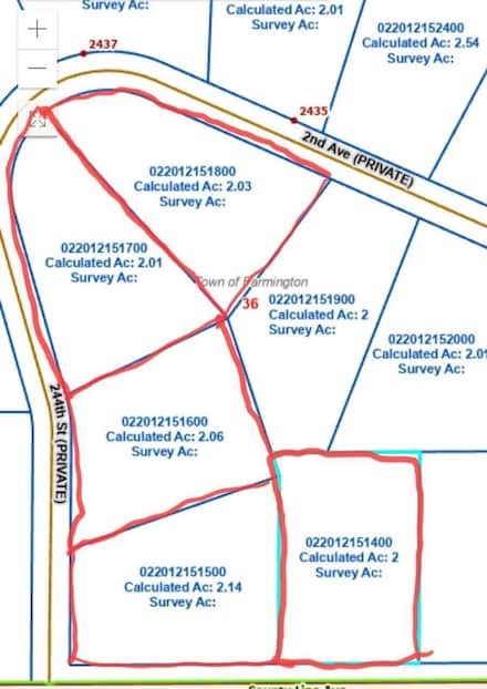 xxx 244th St, Farmington, WI 54020
