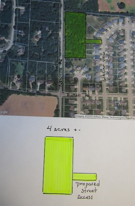 4 acres +- Glacier View Dr, Janesville, WI 53563