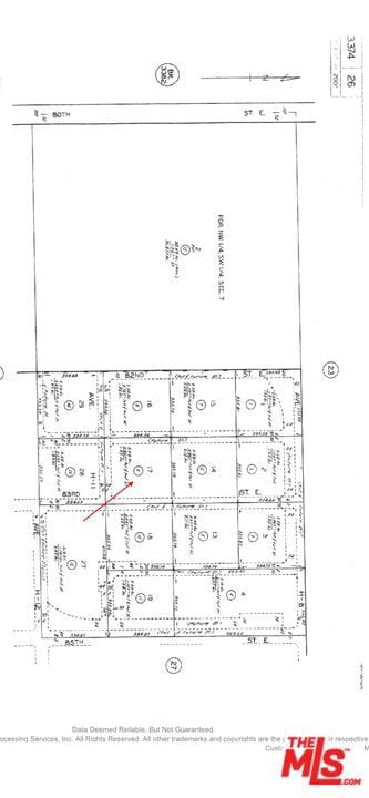 0 Vac Cor 83 Ste Ave H11 Unit 24-380603, Lancaster, CA 93535