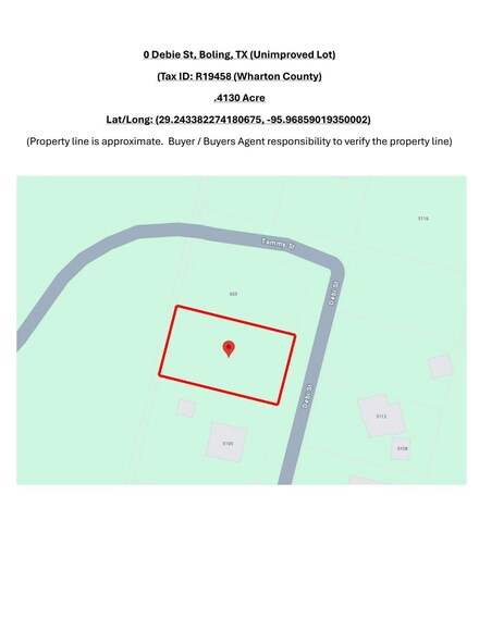 0 Debi, Boling, TX 77420
