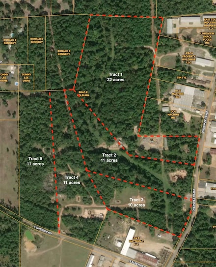 Tract 1 Cherokee Trace, White Oak, TX 75693