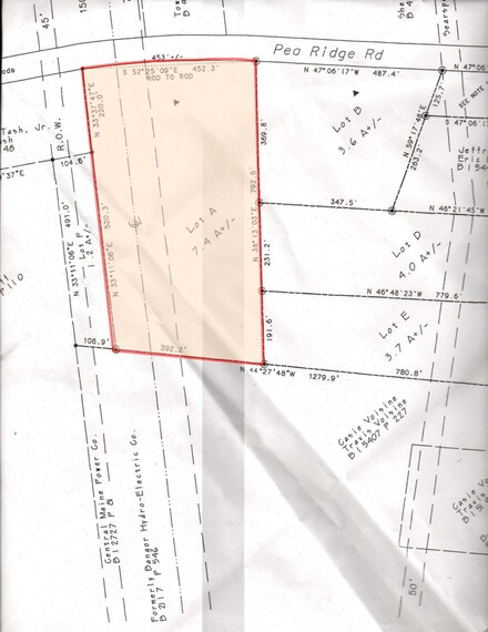 Lot A Pea Ridge Rd, Chester, ME 04457