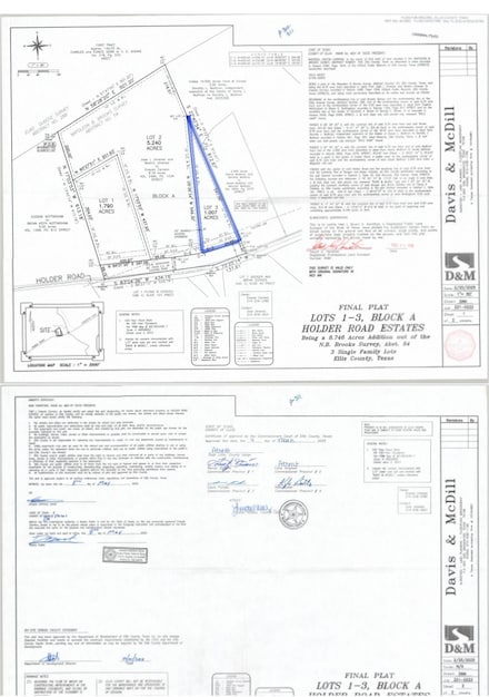 TBD Holder Lot 3 Rd, Waxahachie, TX 75165