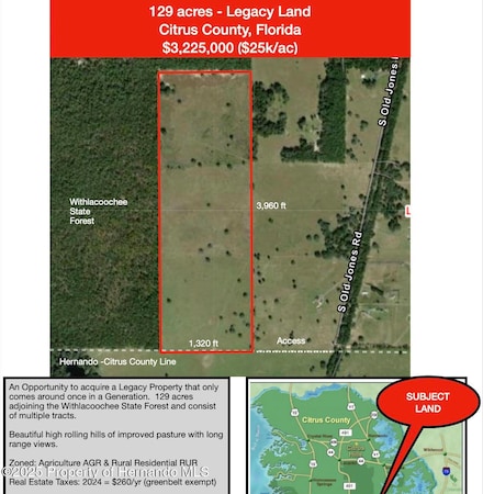 0 S Old Jones Rd, Floral City, FL 34436