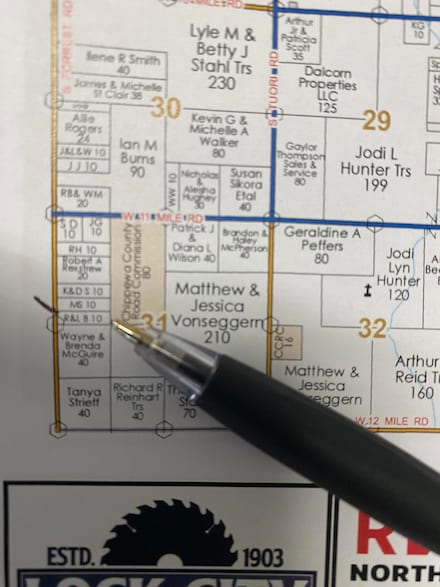 9.9 acres S Forrest Side Rd Unit 9.9 acres, Dafter, MI 49724