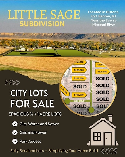 LOT #1 Little Sage Subdivision, Fort Benton, MT 59442