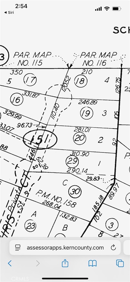 116 Parcel Map, Bodfish, CA 93205