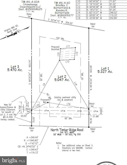 0 N Timber Ridge Rd Unit 6-A-54 LOT 2, Cross Junction, VA 22625