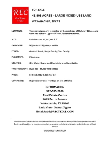 549 River Oaks Blvd, Waxahachie, TX 75165