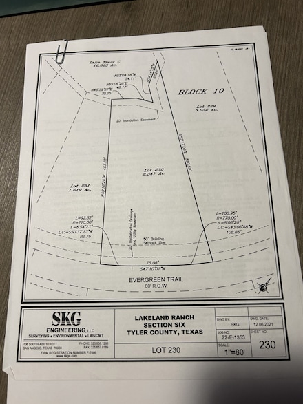 230 Evergreen Trail, Hillister, TX 77624
