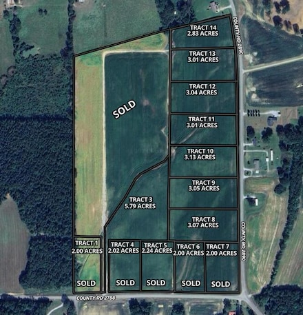 0 Tract 13 & 14 Co Rd 2890 Unit 24-4237, Baldwyn, MS 38824