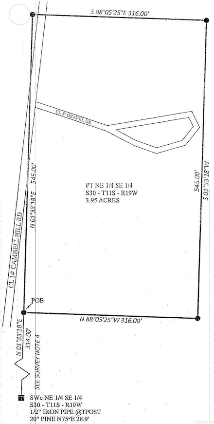 3.95 acres Campbell Hill Rd, Reader, AR 71726
