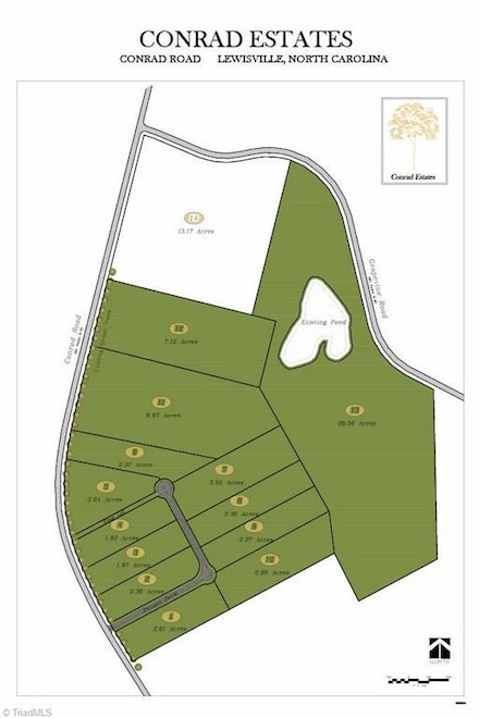 Lot 4 - Conrad Estat Conrad Rd, Lewisville, NC 27023
