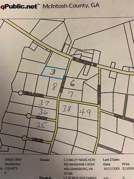 Lot 35 Crescent Farms, Townsend, GA 31331