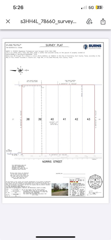 TBD Norris St, Commerce, TX 75428