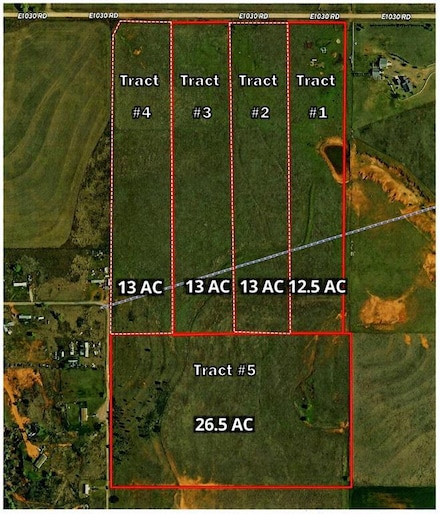 0 E 1030 Road Tract 3, Clinton, OK 73601