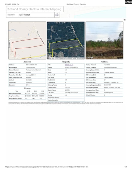 TBD Mt Elon Churc Rd, Hopkins, SC 29061