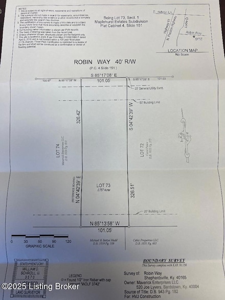 Lot 73 Robin Way, Shepherdsville, KY 40165
