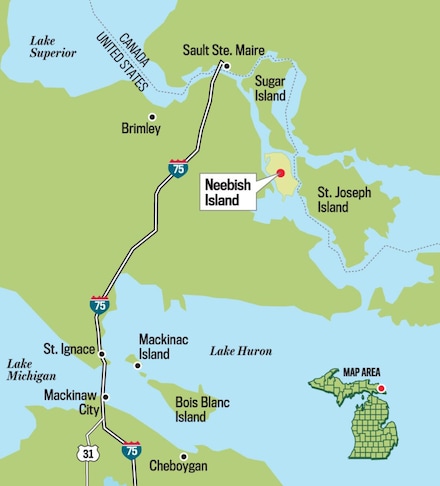 000 E 15 Mile Rd, Barbeau, MI 49710