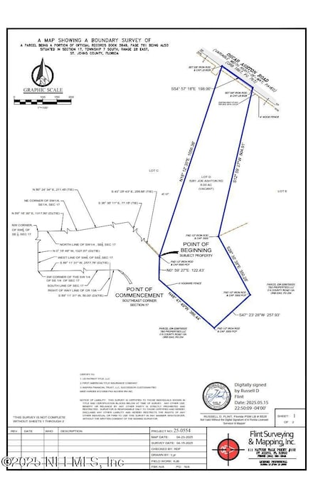 5261 LOT D Oscar Ashton Rd, Saint Augustine, FL 32092